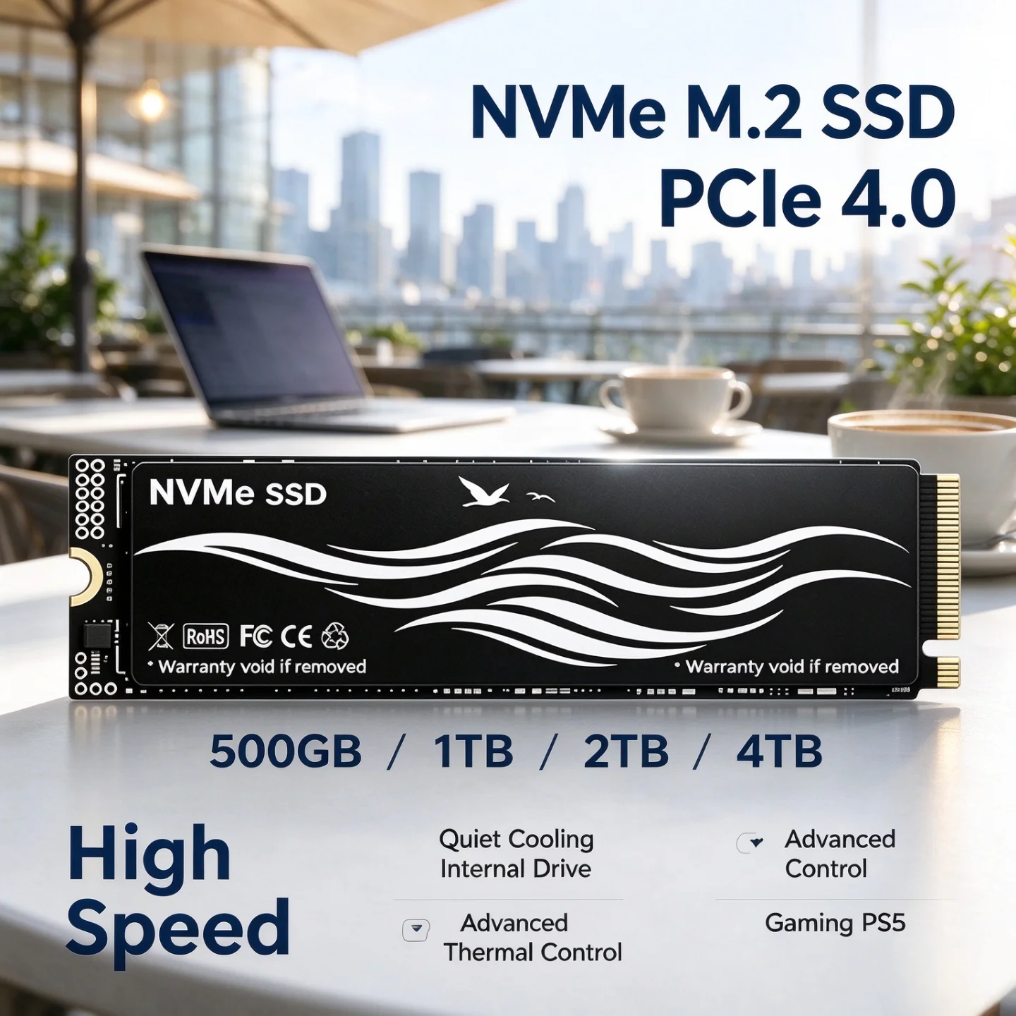 M.2 Nvme 4Tb Pcie 4.0 Ssd - قرص تخزين داخلي NVMe M.2 SSD