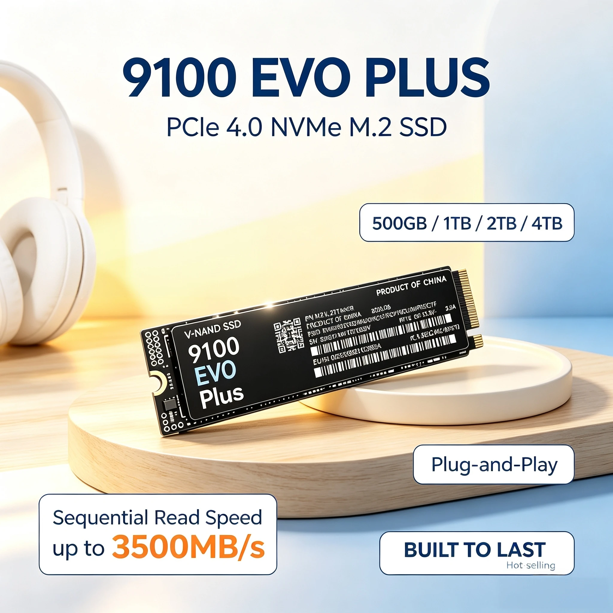 M.2 Nvme 4Tb Pcie 4.0 Ssd - قرص تخزين SSD من نوع M.2