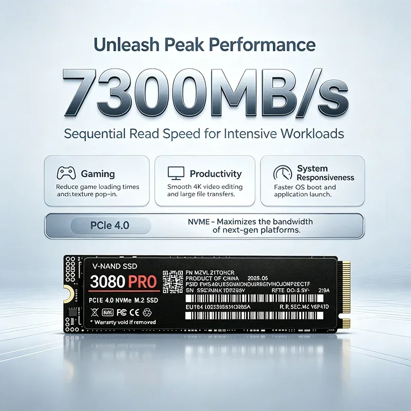 قرص تخزين داخلي 3080 PRO بسعة  - مراجعة M.2 Nvme 4Tb Pcie 4.0 Ssd وسعره