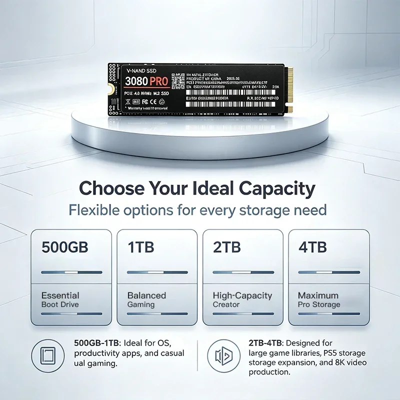 قرص تخزين داخلي 3080 PRO M.2 N - مراجعة M.2 Nvme 4Tb Pcie 4.0 Ssd وسعره