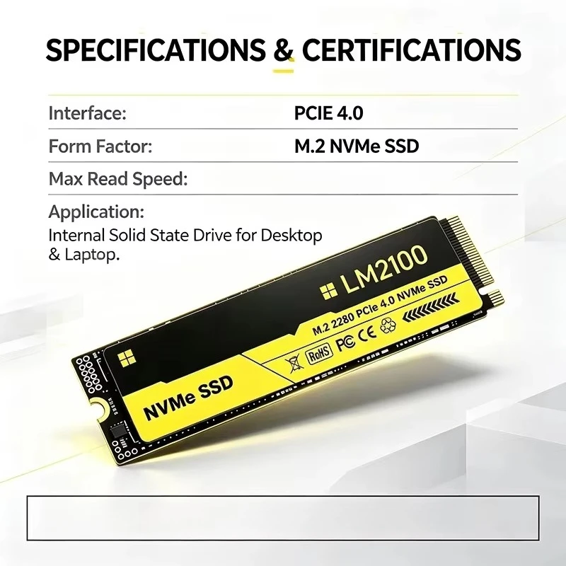 قرص تخزين صلب جديد LM2100 M.2  - مراجعة M.2 Nvme 4Tb Pcie 4.0 Ssd وسعره