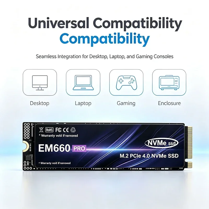 قرص تخزين صلب داخلي EM660 M.2  - مراجعة M.2 Nvme 4Tb Pcie 4.0 Ssd وسعره