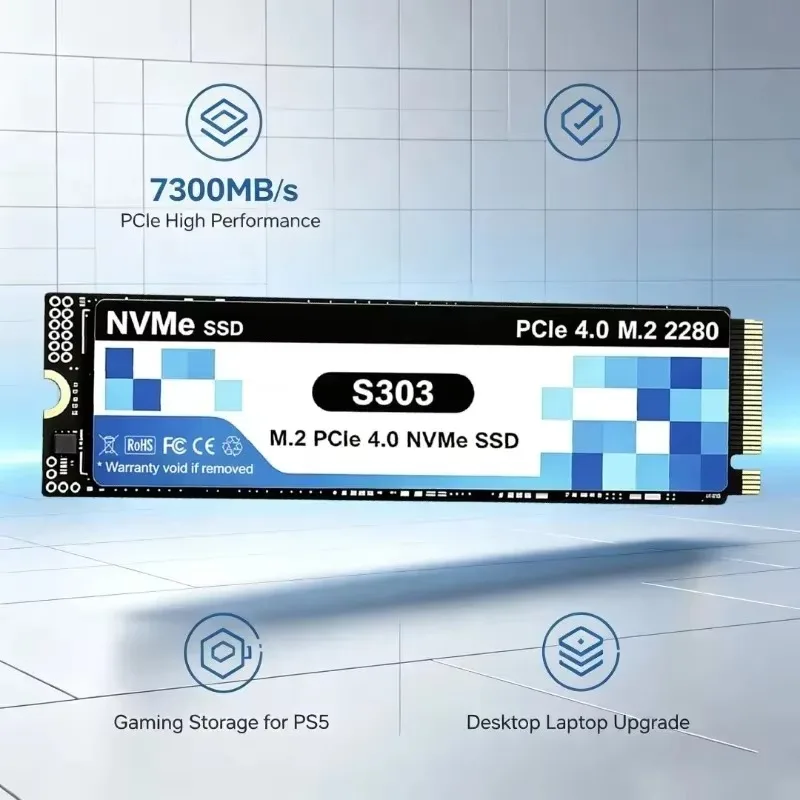 قرص تخزين SSD داخلي أصلي S303  - مراجعة M.2 Nvme 4Tb Pcie 4.0 Ssd وسعره