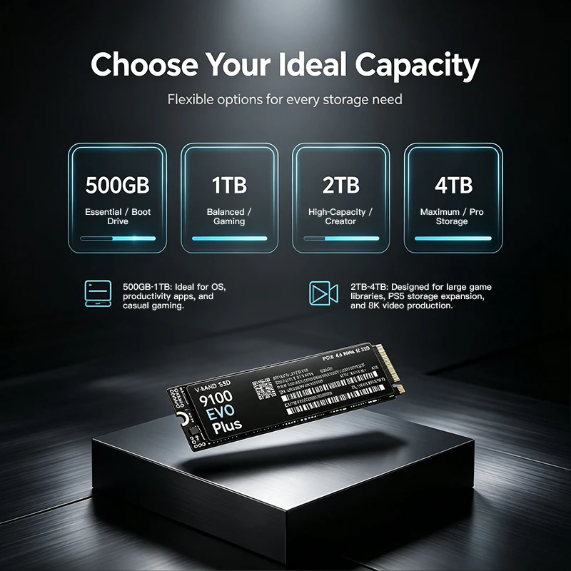 قرص تخزين صلب M.2 NVMe SSD طرا - مراجعة M.2 Nvme 4Tb Pcie 4.0 Ssd وسعره