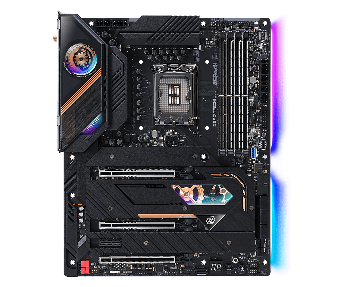 لوحة أم ASROCK Z690 TAICHI، مع - مراجعة Lga 1700 Ddr5 Itx Motherboard وسعره