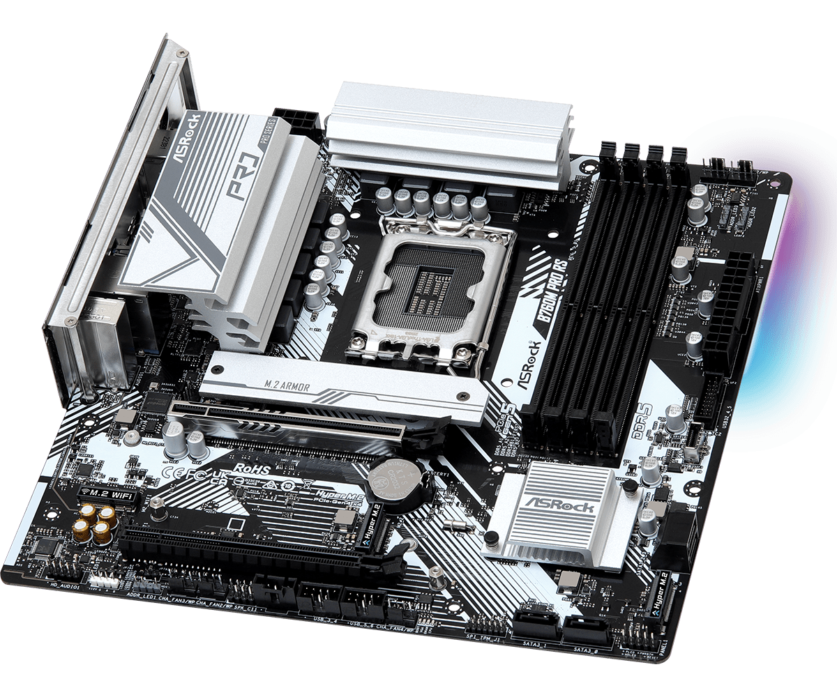 لوحة أم ASRock B760M Pro RS LG - مراجعة Lga 1700 Ddr5 Itx Motherboard وسعره