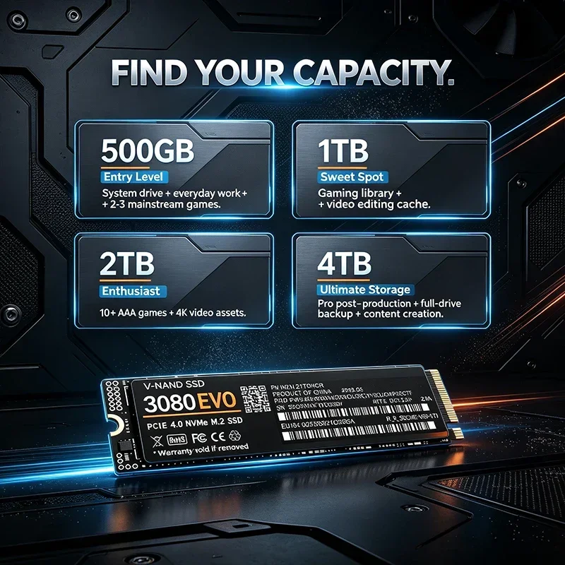 قرص تخزين SSD من نوع M.2 NVMe  - مراجعة M.2 Nvme 4Tb Pcie 4.0 Ssd وسعره