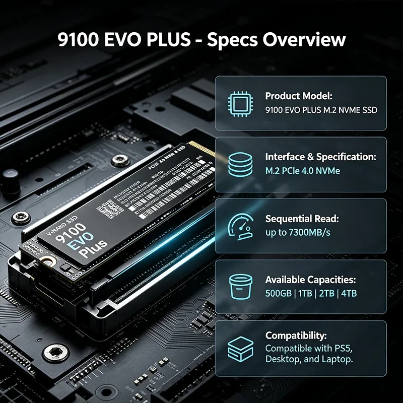 قرص تخزين SSD من نوع M.2 NVMe، - مراجعة M.2 Nvme 4Tb Pcie 4.0 Ssd وسعره