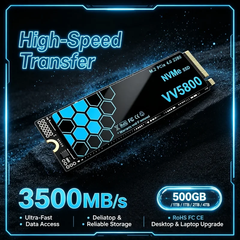 VV5800، سعة 500 جيجابايت، 1 تي - مراجعة M.2 Nvme 4Tb Pcie 4.0 Ssd وسعره