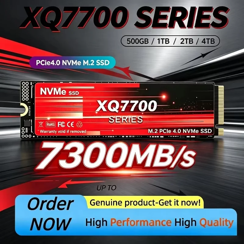 قرص تخزين صلب داخلي XQ7700 أصل - مراجعة M.2 Nvme 4Tb Pcie 4.0 Ssd وسعره